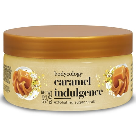 Bodycology Exfoliating Sugar Scrub, Caramel Indulgence, 10.5 oz