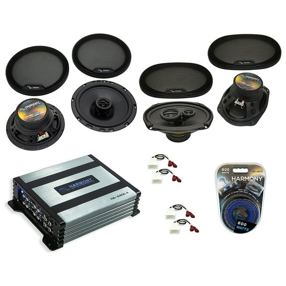 Harmony Toyota Corolla 2003-2008 HA-R69 6x9" 450W , HA-65 6.5" 300W & 800W Amp