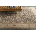 thumbnail image 6 of BoutiqueRugs Tranquillity Boho Hand Tufted Wool Natural Fiber Soft Runner Rug - Traditional Floral Damask Carpet for Hallway - Beige, Taupe, Sage - 3' x 12' Runner, 6 of 18