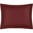 thumbnail image 5 of Chezmoi Collection Burgundy Down Alternative Comforter King - 3-Piece All Seasons Lightweight Comforter Set - Microfiber Comforter Duvet Insert with Corner Tabs, 5 of 6