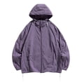 thumbnail image 2 of jjayotai Mens Coat Jacket Clearance Men's Sunscreen Suit Long Sleeved Hooded Casual Jacket, 2 of 6