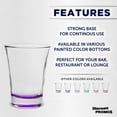 thumbnail image 2 of Shot Glasses 2 oz. Set of 10, Bulk Pack - Great for Wedding, Party, Birthday, Gifts - Purple, 2 of 5