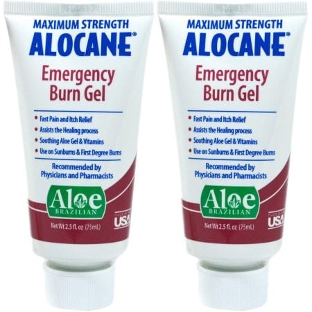 Alocane Maximum Strength Emergency Burn Gel, 2.5 Fl Oz by Quest Products, Inc.