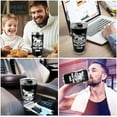 thumbnail image 5 of Daddysaurus Best Dad Ever Tumbler Father’s Day Birthday Mug Gifts for Men Dad Papa Grandpa, Funny Dinosaur Stainless Travel Steel Coffee Cup, 20 oz Vacuum Double Wall Insulated Tumbler with Lid, 5 of 6