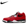 thumbnail image 3 of Zapatillas de deporte originales para hombre, recién llegadas, zapatillas de baloncesto ligeras y con amortiguación de verano FLIGHT LEGACY, parte de la superficie de cuero, 3 of 5