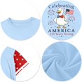 thumbnail image 4 of CCRFTGI 250 Anniversary Usa Flag Shirts for Kids Girls Size 6-7 Independence Day 4th Of July Cute Tops 250th Anniversary Flag Tshirt Happy Summer Shirts Festival T-Shirts Light Blue 5-6 Years, 4 of 5