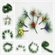 thumbnail image 2 of Accesorios para ramos navideños, copos de nieve, cuerda de cáñamo, ramo de frutos rojos, guirnalda DIY, 2 of 6