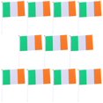 thumbnail image 1 of 20 banderas irlandesas portátiles de poliéster pequeñas para ondear a mano, 1 of 6