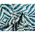 thumbnail image 4 of Unique Loom Outdoor Trellis Collection Area Rug - Deco Trellis (9' x 12' 2" Rectangle Teal/Ivory), 4 of 7