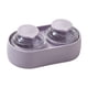 thumbnail image 2 of Molde grande para hacer bolas de hielo para cócteles de whisky | Molde de silicona para esferas de hielo con tapa | Bandeja de hielo de doble cavidad de fusión lenta para bebidas de bar en casa, 2 of 6