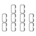 thumbnail image 1 of Media cubierta con incrustaciones de diamantes para Samsung Galaxy Fit 3 SM-R390 PC plateada, 1 of 4