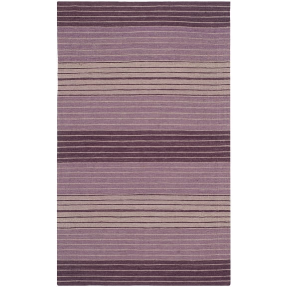 SAFAVIEH Marbella Asteria Striped Area Rug, Lilac, 2'3" x 4'