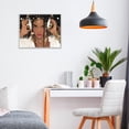 thumbnail image 3 of Stupell Industries Contemporary Gold Headphones Glam Female Gray Framed Giclee Art, 14 x 11, by Franklyn Gregory, 3 of 8