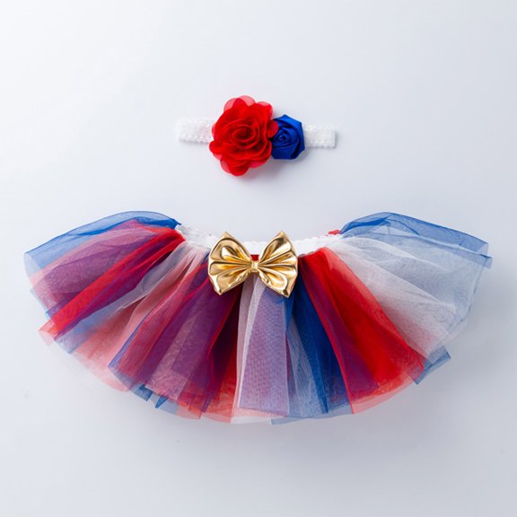 MEZZALL Girls Skirts Baby Layered Sequins Tutu Skirt Toddler Ballet Dance Skirt And Headband First Birthday Boho Summer Children Dance Sports for Birthday Holiday