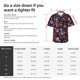 thumbnail image 5 of Fotbe Dancing Skeletons Floral Garden Camisa Hawaiana para Hombre Unisex – Camisa Casual de Verano con Botones de Manga Corta de Algodón y Lino,3X-Large, 5 of 7