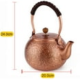 thumbnail image 3 of Tetera de cobre violeta de 1,2 l, hervidor de agua de cobre, tetera Fu, tetera para estufas eléctricas, de inducción y de gas, 3 of 7