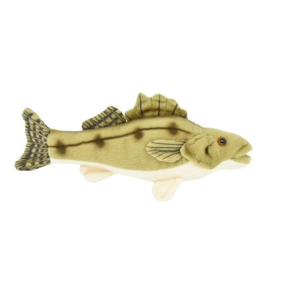 Walleye, Fish, Realistic, Lifelike, Stuffed, Soft, Toy, Educational, Animal, Kids, Gift, Very Nice Plush Animal 10" F2003 BB60