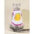 thumbnail image 2 of Wonder Doodles Pineapple Print Pet Tank, 2 of 5