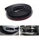 thumbnail image 1 of Borde de alerón delantero autoadhesivo, protector de alerón delantero de fibra de carbono universal de 2,5 m para vehículos de pasajeros,, 1 of 5