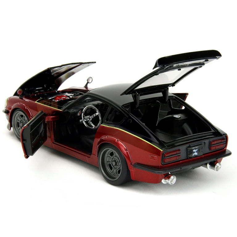 JADA BIGTIME KUSTOMS BTK 1972 DATSUN 240Z BLACK 1:24 DIECAST