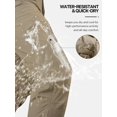 thumbnail image 4 of Pantalones de senderismo FREE SOLDIER Outdoor impermeables para hombre, 4 of 8