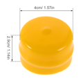 thumbnail image 2 of WEUVEB 10Ud Reemplazo Fácil De Tapa De Rodamiento Para Cortacésped Fabricada En Plástico Amarillo, 2 of 7