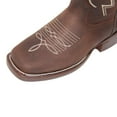thumbnail image 5 of Women’s Leather Brown Cowboy Boots Retro Vintage Embroidered Riding Western Boots, 5 of 5