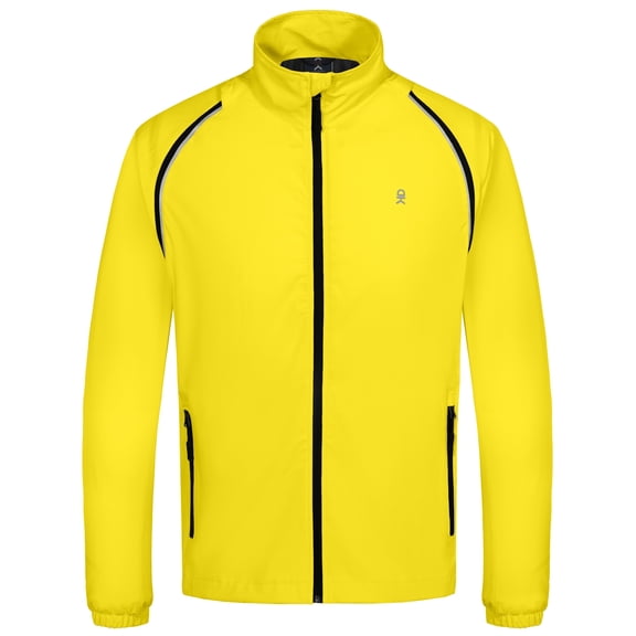 Little Donkey Andy Men's Quick-dry Running Jacket, Convertible UPF 50 Cycling Jacket Windbreaker with Removable Sleeves Size XXL