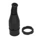 thumbnail image 1 of Bnc Macho A Bnc Macho Enchufe Negro Con Carcasa Abs Sonda De Cobre Enchapada Anillo De Silicona Adaptador Bnc Multifuncional Cable De Prueba Accesorio Speravity TO004711-00, 1 of 7