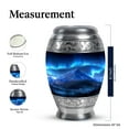 thumbnail image 2 of KARYLIZ Aurora Borealis Mini Urns For Ashes - Funeral Urns For Adult Ashes Women - Cremation Urns For Human Ashes - Small Urns For Human Ashes Keepsake - Burial Urn Combo Of 10" & 3" Pack Of 2 Pcs, 2 of 2