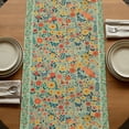 thumbnail image 5 of Table Runners 70 Inches Long Dress Scarves, Boho Green Flowers Farmhouse Coffee/Dining/Kitchen Table Decor, Holiday Table Runner, Spring Abstract Watercolor Floral Leaf 13x70 Inch, 5 of 9