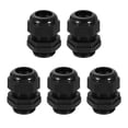 thumbnail image 1 of 5Pack G 3/4" Pasacables de Nailon, Grommet Ajustable Impermeable, Negro, 1 of 6