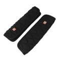 thumbnail image 1 of Pair Car Hook Loop Closure Seat Belt Strap Covers Padded Black Unique Bargains Cubierta del cinturón de seguridad del automóvil, 1 of 2