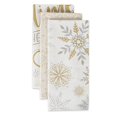 thumbnail image 2 of Design Imports CAMZ10711 Assorted Winter Sparkle Dish Towel Set - Set of 3, 2 of 6