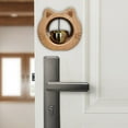 thumbnail image 5 of DELESYS Shopkeepers Bell for Door Opening, Wooden Doorbell Hanging Fridge Magnetic Decoration Cat Chimes Pure Copper Bell for Home Ornaments and Office Entrance, 5 of 6