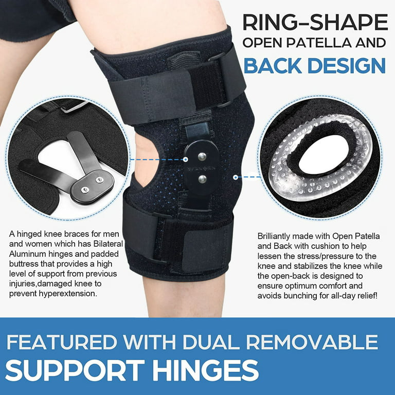 NEENCA Brand Stabilizing Hinged Knee Brace, Adjustable,joint pain