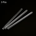 thumbnail image 3 of Uxcell 5.91" length 8mm Dia Borosilicate Glass Stick Stir Rod Mixing Tools for Lab 3 Pack, 3 of 5