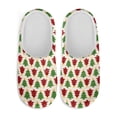 thumbnail image 2 of FUIALDOLG Christmas Trees Print Slippers for Women Japanese Style House Slippers Indoor Lightweight Closed Toe Bedroom Soft Sole Sandals for Home Use, Size 7.5-8.5, 2 of 7