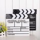 thumbnail image 4 of Seitruly Tablilla de película del director Escena de acción Clapper Board Película de madera Clap Slate,L,Black Accesorios para fotos negro S, 4 of 6