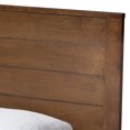 thumbnail image 5 of Baxton Studio Catalina Modern Classic Mission Style Brown-Finished Wood Twin Platform Bed, 5 of 5