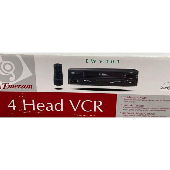 Emerson 4-Head VCR EWV401