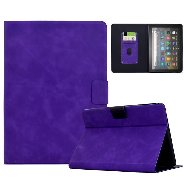 FOXDOCK Tablet Case for Amazon kindle Paperwhite6 12th 2024 – TPU Folio Cover with Card Slots, Anti-Slip Stitching, Stand Function, Full Protection