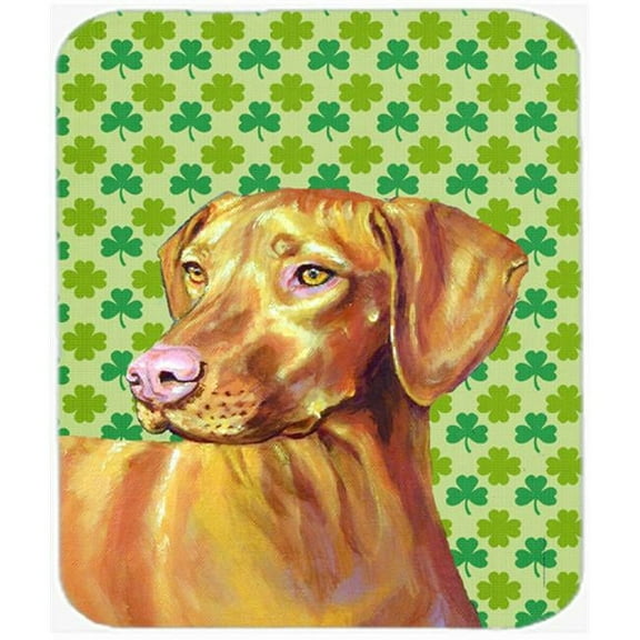Carolines Treasures  Vizsla St. Patricks Day Shamrock Portrait Mouse Pad