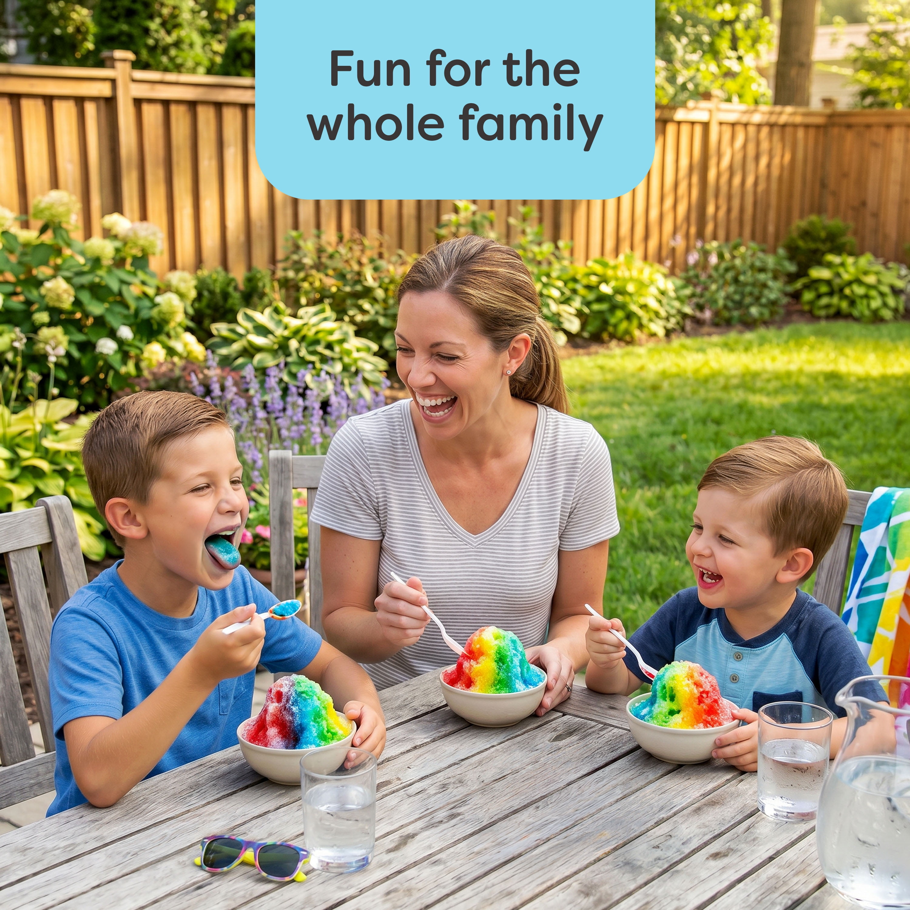 Nostalgia Retro Snow Cone Maker, Countertop Shaved Ice Machine and Snow Cone Maker, Red