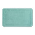 thumbnail image 6 of Oliver Brown Solid Print Traditional Bath Rugs, Blue, 17" x 24", 6 of 7