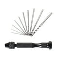 thumbnail image 1 of Riwesomey Micro brocas helicoidales, tornillo de banco, herramientas rotativas multiusos para carpintería, diseño antideslizante, llavero de plástico Kits y herramientas para tallar tipo 3 Riwesomey TO007927-03, 1 of 6