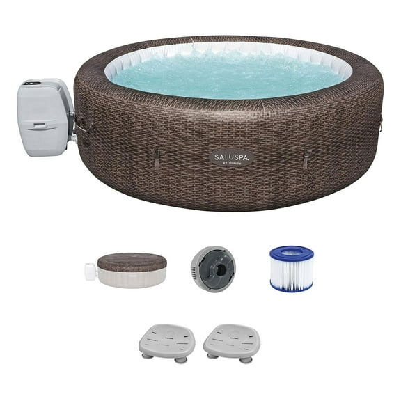 Bestway Polyvinyl Chloride Saluspa Hot Tub Freeze Shield, Brown/Gray