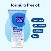 (3 pack) Clean & Clear Acne Triple Clear Exfoliating Facial Scrub, 5 oz