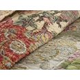 thumbnail image 4 of Chezmoi Collection Delaney Ensemble Courtepointe Patchwork Floral 3 Pcs, Très Grand Lit, 4 of 5