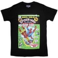 thumbnail image 1 of Marvel Comics  Adult Spiderman & Iron Man Comic Cover T-Shirt, 1 of 1